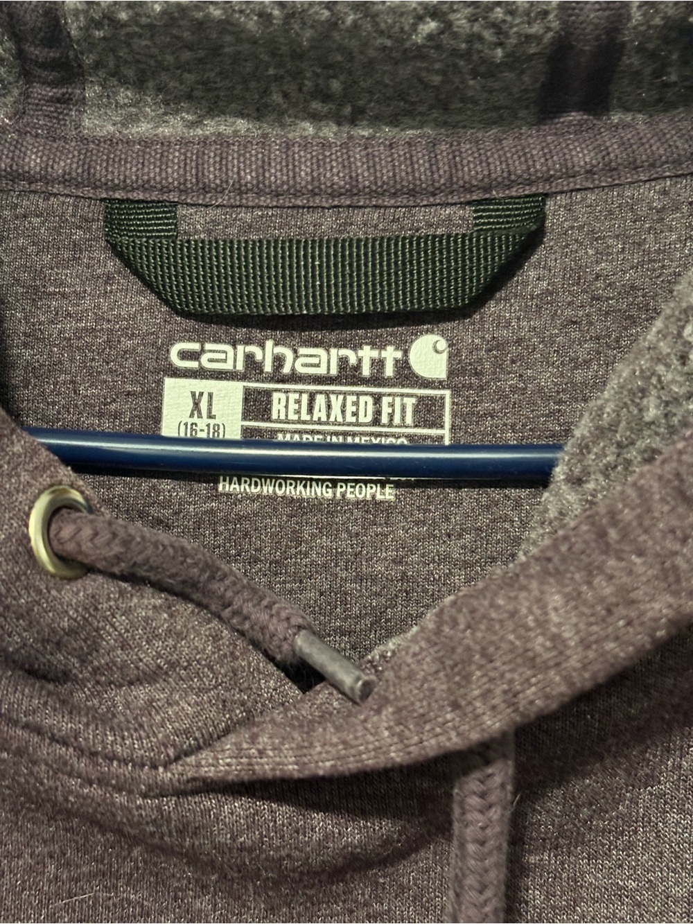 Carhartt womens Plum Logo Pullover Hoodie - Picture 3 of 3